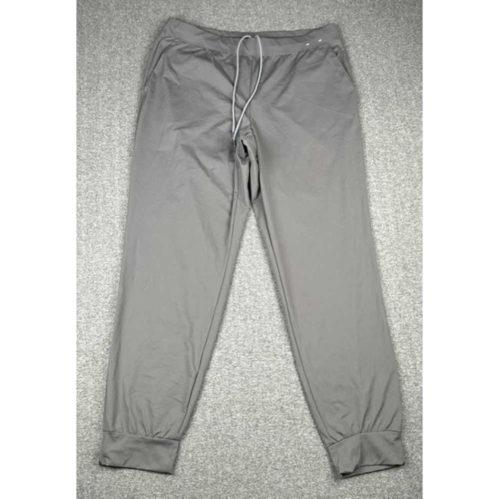 Uniqlo AIRism Joggers Mens XL Gray Activewear Pants 455942 Drawstring Pocket